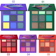 9-color eyeshadow Diamond bright eyeshadow Shine high-gloss eye shadow