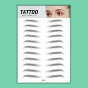 Eyebrow pattern embroidery eyebrow paste