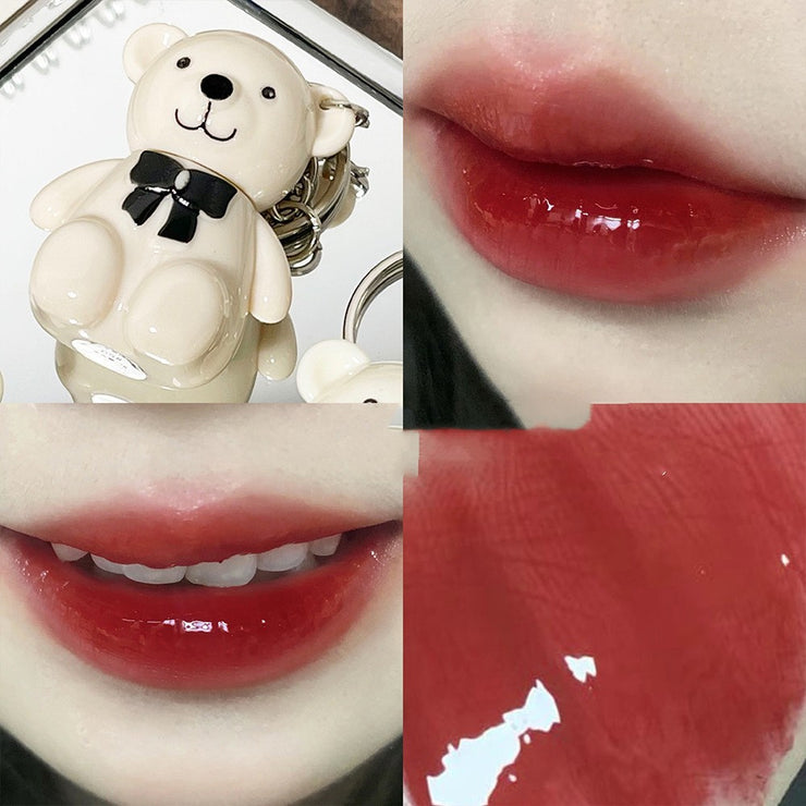 Shuiliang Mirror Face Little Bear Paradise Lip Gel