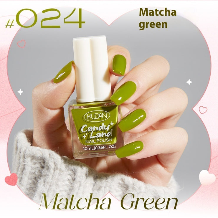 Four-leaf Clover Cover Nail Polish Water-based Baking-free Quick-drying Long Lasting And Does Not Fade Candy Paradise Nail Polish